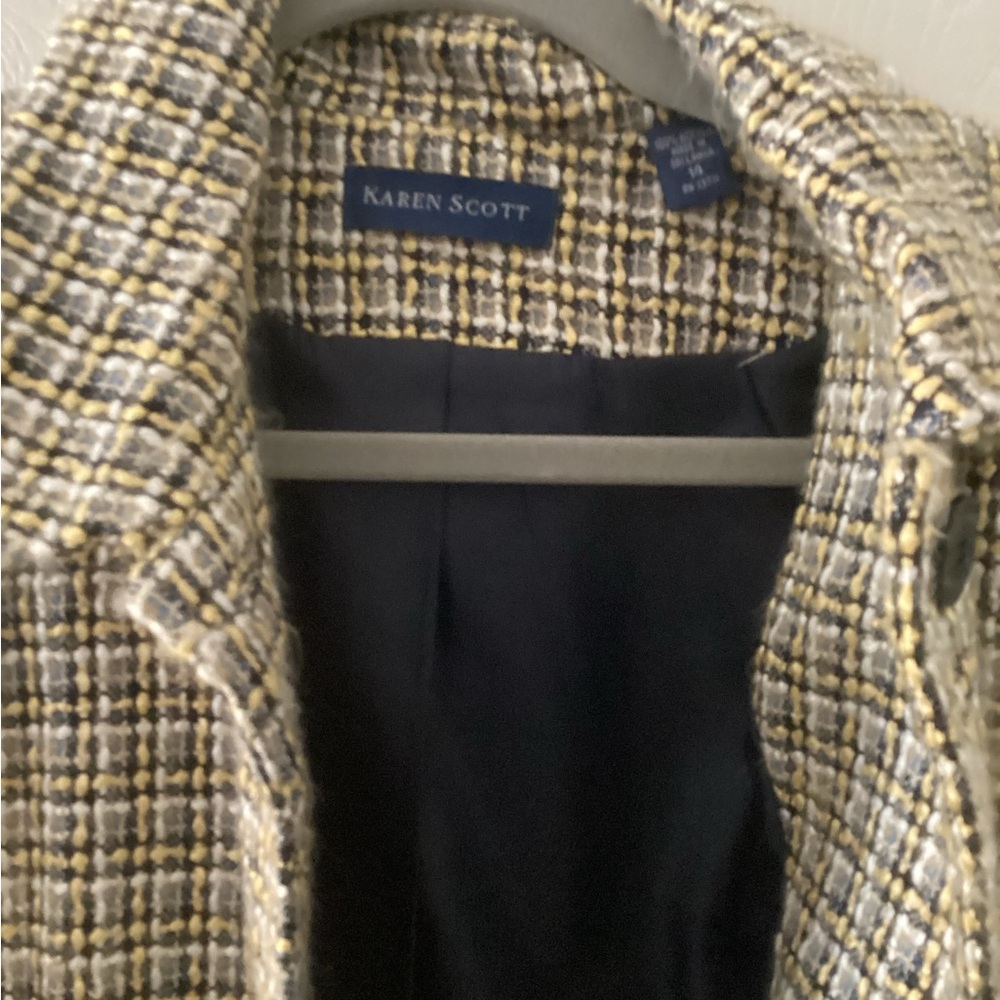 Karen Scott Ladies Suit Jacket - Picture 2 of 2